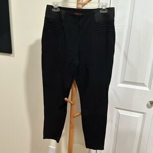 Sapphire Red Women’s Black Leggings